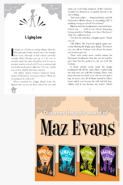 WHO LET THE GODS OUT? by Maz Evans