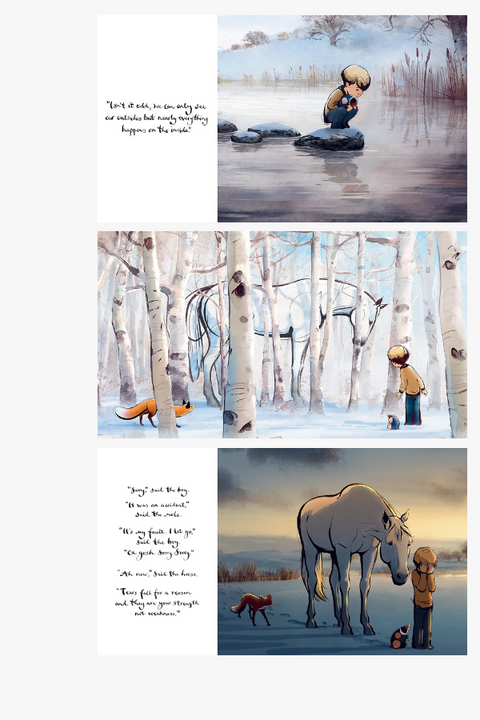 THE BOY, THE MOLE, THE FOX AND THE HORSE: THE ANIMATED STORY by Charlie Mackesy