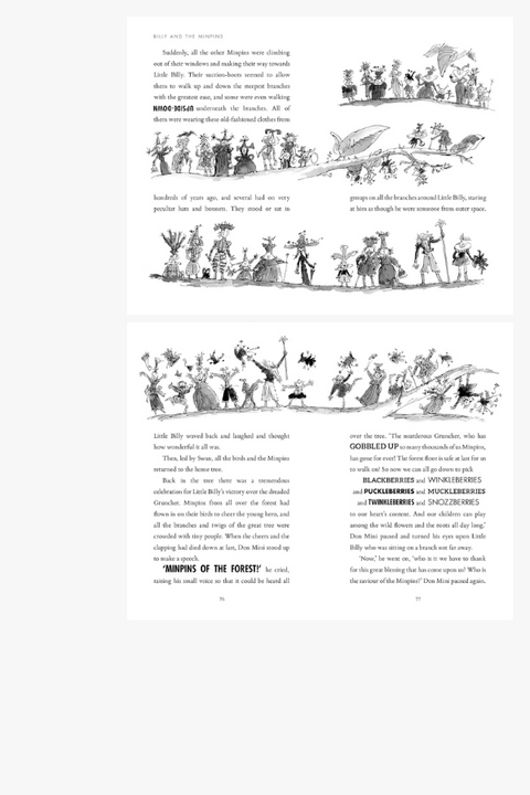 BILLY AND THE MINPINS by Roald Dahl