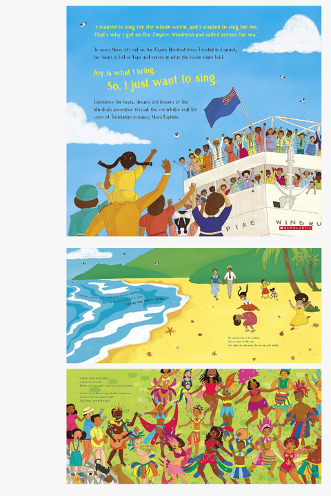 WE SANG ACROSS THE SEA by Benjamin Zephaniah