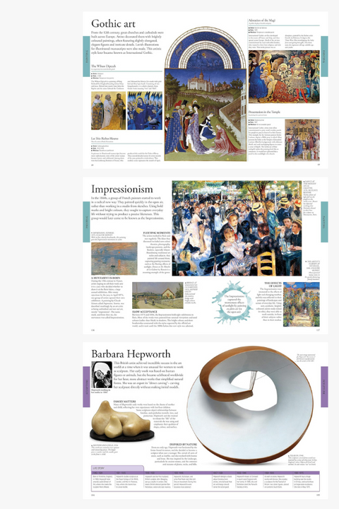 ART - A CHILDREN'S ENCYCLOPEDIA by Susie Hodge & David Taylor