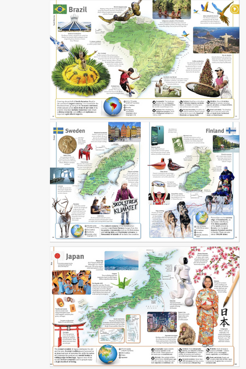 COUNTRIES, CULTURES, PEOPLE & PLACES by Andrea Mills