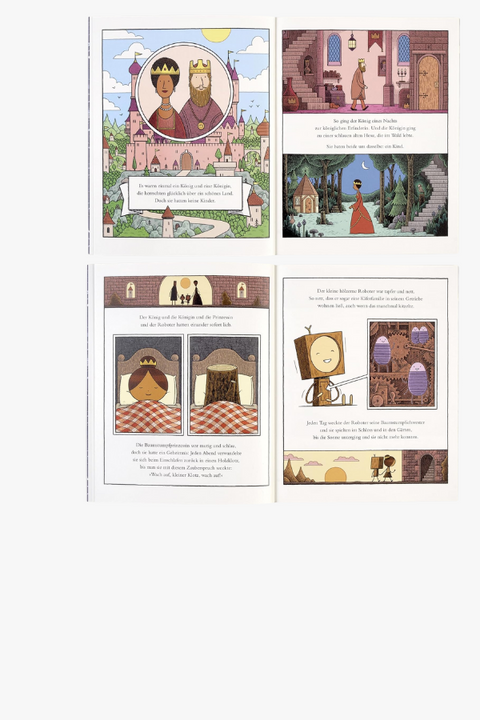 DER KLEINE HOLZROBOTER UND DIE BAUMSTUMPFPRINZESSIN von Tom Gauld