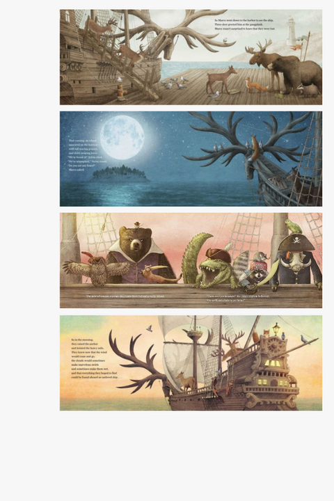 THE ANTLERED SHIP by Dashka Slater, Terry & Eric Fan