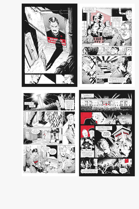 GEORGE ORWELL'S 1984: THE GRAPHIC NOVEL by Matyáš NamaI