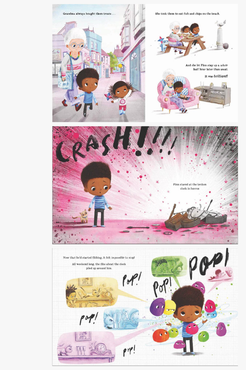 FINN'S LITTLE FIBS by Tom Percival