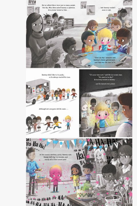 SAMMY FEELS SHY by Tom Pecival