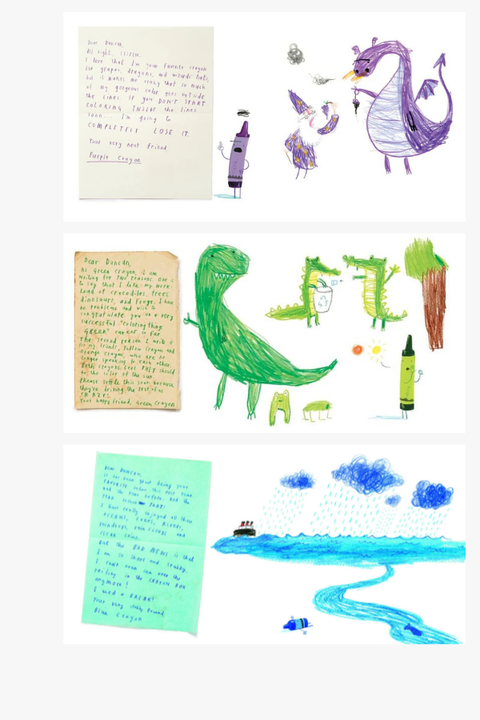 THE DAY THE CRAYONS QUIT by Drew Daywalt & Oliver Jeffers