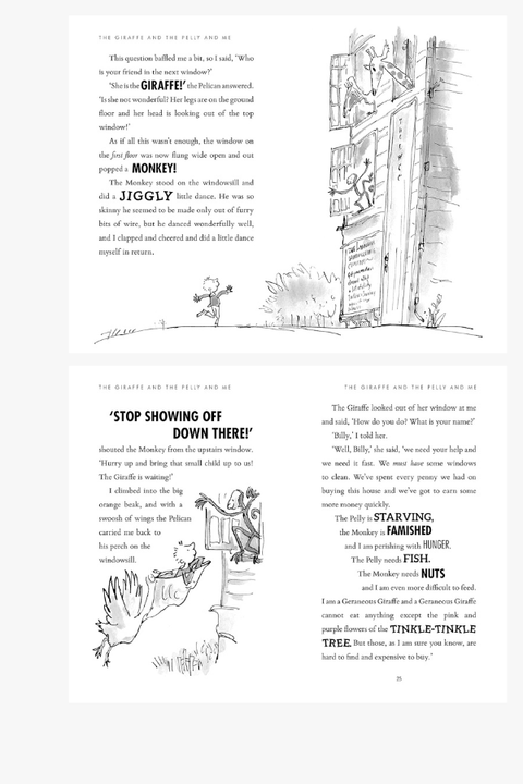 THE GIRAFFE, AND THE PELLY, AND ME by Roald Dahl