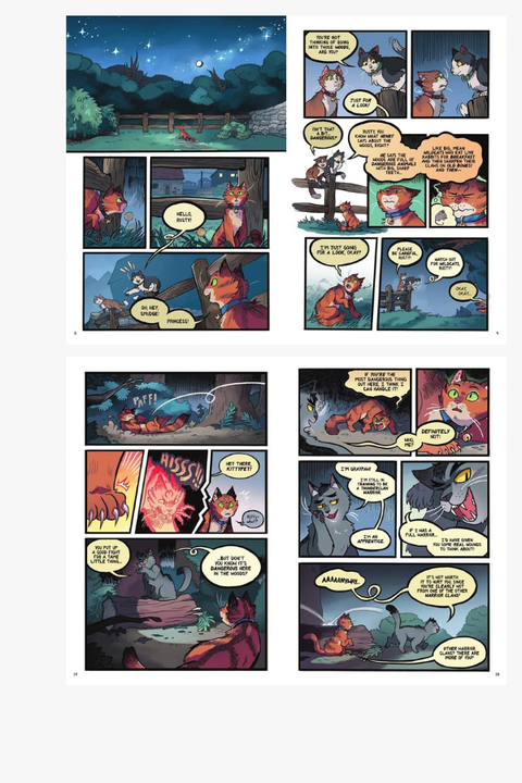 WARRIORS GRAPHIC NOVEL: THE PROPHECIES BEGIN #1 by Erin Hunter