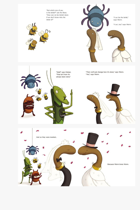 WORM LOVES WORM by J.J. Austrian & Mike Curato