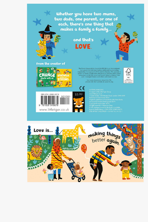 LOVE MAKES A FAMILY (It's Cool to be Kind) by Sophie Beer